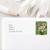 ファン・ゴッホによるバラの花瓶 ラベル (インサイチュ)