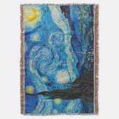 ファン・ゴッホによる星空の夜 スローブランケット (正面縦)