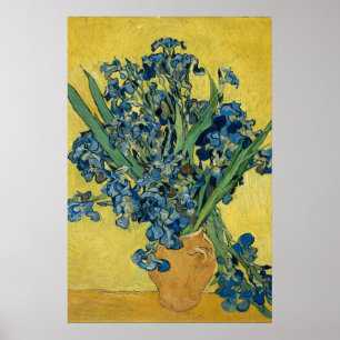 ファン・ゴッホによる虹彩の花瓶 – Still Life ポスター