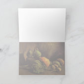 ファン・ゴッホによる野菜と果物の静物体験 カード (内部)