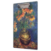 ファン・ゴッホによる銅花瓶の中のフリティリヤ。 クリップボード (左)
