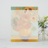 ファン・ゴッホによる12人のひまわりの静物花器 (スタンド正面)