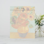 ファン・ゴッホによる12人のひまわりの静物花器 (スタンド正面)