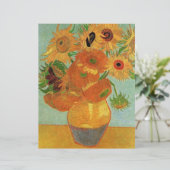 ファン・ゴッホによる12人のひまわりの静物花器 (スタンド正面)