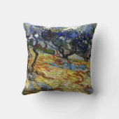 ファン・ゴッホのアートワーク、ゲツセマネの庭 クッション (裏面)