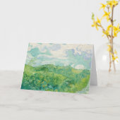 ファン・ゴッホのオーバーズ州グリーン小麦畑: カード (黄色い花)