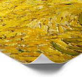 ファン・ゴッホのサイプレス付き小麦畑 ポスター (角)