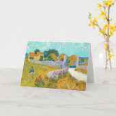 ファン・ゴッホのプロヴァンスの農家空白の: カード (黄色い花)