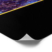 ファン・ゴッホのローネでの星空の夜 ポスター (角)