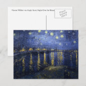 ファン・ゴッホのローネでの星空の夜 ポストカード (正面/裏面)