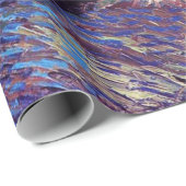 ファン・ゴッホのローネでの星空の夜。ヴィンテージ ラッピングペーパー (ロールコーナー)