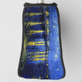 ファン・ゴッホのローネ上空での星空の夜 ゴルフヘッドカバー (回転90)