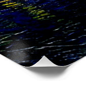 ファン・ゴッホのローネ上空での星空の夜 ポスター (コーナー)