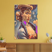 ファン・ゴッホの抽象芸術・アート キャンバスプリント (インサイチュ (リビング))