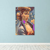 ファン・ゴッホの抽象芸術・アート キャンバスプリント (インサイチュ (ウッドフロア))