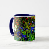 ファン・ゴッホの有名なフローラズ絵画・アイリス マグカップ (正面左)