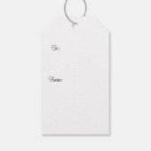 ファン・ゴッホの有名絵画なスターリー・ナイト ギフトタグ (裏面)