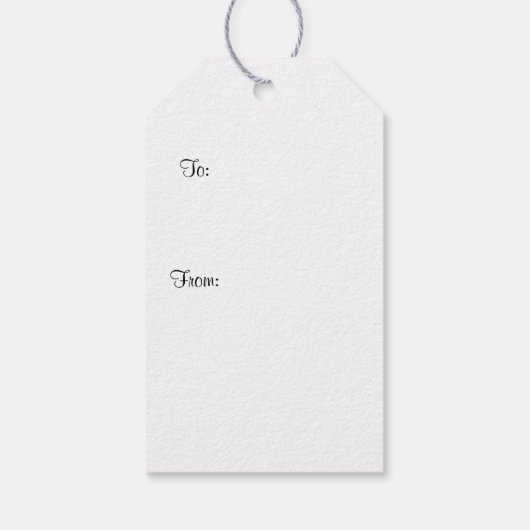 ファン・ゴッホの有名絵画なスターリー・ナイト ギフトタグ (裏面)