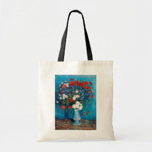ファン・ゴッホの花とケシの花瓶 トートバッグ