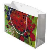 ファン・ゴッホの花とケシの花瓶 ラージペーパーバッグ (裏面アングル)