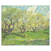 ファン・ゴッホの花の果樹園ヴィンテージフローラ油 ラッピングペーパー (フラット)
