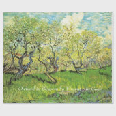 ファン・ゴッホの花の果樹園ヴィンテージフローラ油 ラッピングペーパー (フラット)