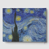 ファン・ゴッホの「星空の夜」 ゲストブック (裏面)