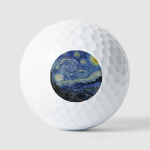 ファン・ゴッホの「星空の夜」 ゴルフボール