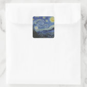 ファン・ゴッホの「星空の夜」 スクエアシール (バッグ)