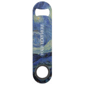 ファン・ゴッホの「星空の夜」 スピード栓抜き (正面)