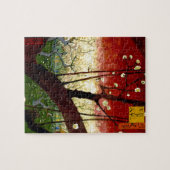 ファン・ゴッホ広重の後の開花梅 ジグソーパズル (横)