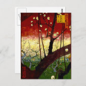 ファン・ゴッホ広重の後の開花梅 ポストカード (正面/裏面)