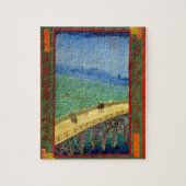 ファン・ゴッホ広重の後の雨の中の橋 ジグソーパズル (縦)