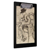 ファン・ゴッホ書男の顔離れ、 クリップボード (右)