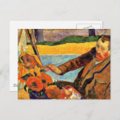 ファン・ゴッホ絵画日花、ゴーギャンの作品 ポストカード (正面/裏面)