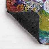 ファン・ゴッホ花付きボウル マウスパッド (コーナー)