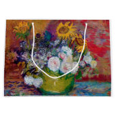 ファン・ゴッホ花付きボウル ラージペーパーバッグ (正面)