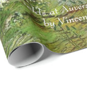 ファン・ゴッホ雲の下のオーバーの小麦畑 ラッピングペーパー (ロールコーナー)