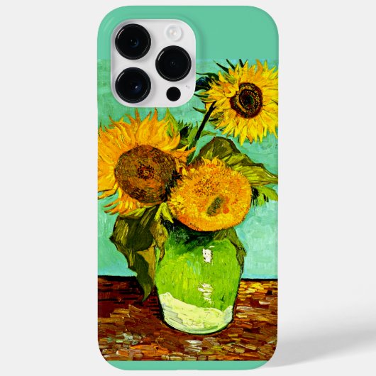 ファン・ゴッホ – ひまわり、3、 Case-Mate iPhoneケース (裏面)