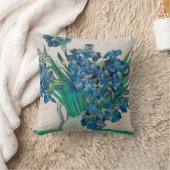 ファン・ゴッホ・アイリスの花瓶 クッション (ブランケット)