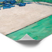 ファン・ゴッホ・アイリスの花瓶 ポスター (角)