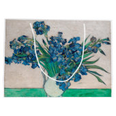 ファン・ゴッホ・アイリスの花瓶 ラージペーパーバッグ (裏面)