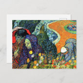 ファン・ゴッホ – アルレス夫人 ポストカード (正面/裏面)