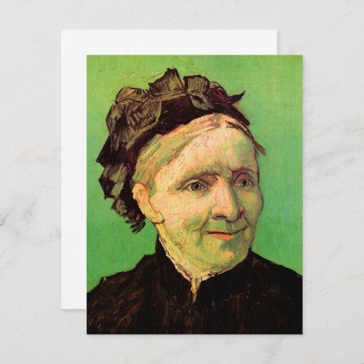 ファン・ゴッホ、アーティストの母ポートレート、ヴィンテージ・アート (正面/裏面)