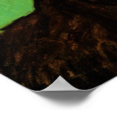 ファン・ゴッホ、アーティストの母ポートレート、ヴィンテージ・アート ポスター (角)