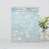ファン・ゴッホ、アーモンド・ツリーの開花。 レターヘッド (スタンド正面)