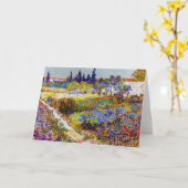 ファン・ゴッホ・アーレスの庭 カード (黄色い花)