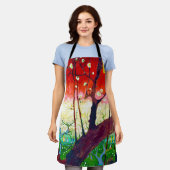 ファン・ゴッホ エプロン (着用した状態)