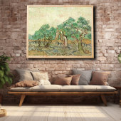 ファン・ゴッホ・オリーブ狩りの女性 ポスター