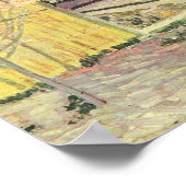 ファン・ゴッホ・オーチャード縁ど・イン・ブロッサム・サイプレス ポスター (角)